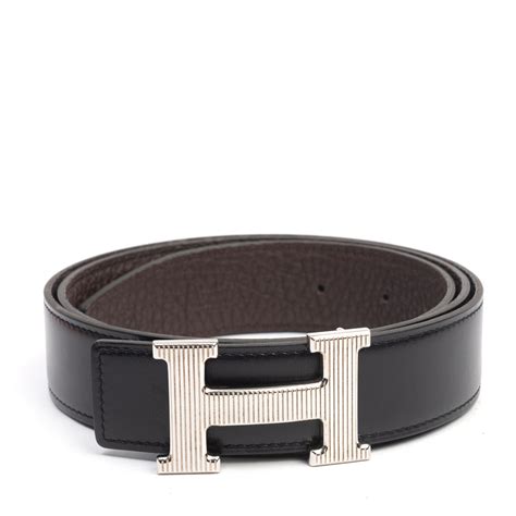 brown black hermes belt men|hermes reversible belt price.